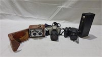 Big collection of vintage cameras