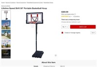 E8113 Speed Shift 50" Portable Basketball Hoop
