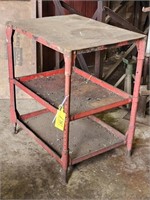 METAL 3 TIER SHOP TABLE