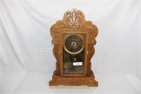 Sessions Oak Gingerbread Kitchen Clock With