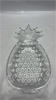 Glass pineapple dish