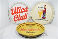 Muehlebach, Koehler & Ultica Beer Trays