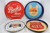 Fox Head, Beck's, Ambassador, Frank Jones Beer....
