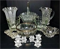 Pressed Glass Serving Pieces