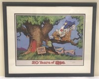 Signed Lithograph of Shoe Comic 20 Years
