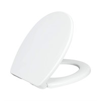 LUXE TS1008R Round Comfort Fit Toilet Seat with Sl