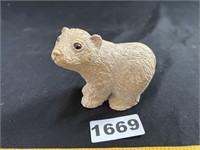 Alaskan Handcrafted Bear Figurine