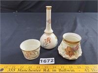 Royal Worcester Vase & Bowls