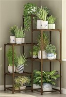 BAMWORLD 7-TIER DIY CORNER PLANT STAND(23.6