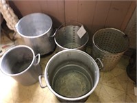 Commercial Cookers & Strainers (5) PCS