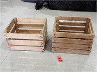 2 Wooden Crates