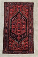 HANDKNOTTED WOOL RUG - 82" X 46" - MADE IN IRAN