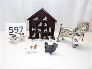 Bull Dog & Other Dog Figurines