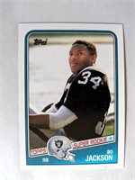 1988 Topps Bo Jackson Football Rookie Card #327
