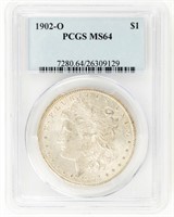 Coin 1902-O Morgan Silver Dollar PCGS MS64