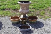 Ceramic & Resin Flower pots