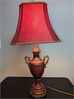 Decorative Urn Style Table Lamp Composite