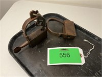 Antique handcuffs and Smart griddle