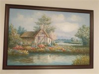 Original Oil Painting by C. Hunter
