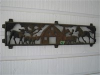 36" Iron wall decor