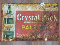 Crystal Rock Ginger Ale sign 3'x2'