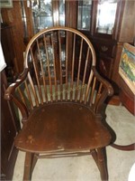 Spindle Back Maple Arm Chair