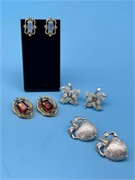 Collection Of Vintage Sarah Covington Earrings