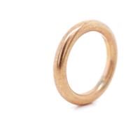 Edwardian 9ct rose gold ring