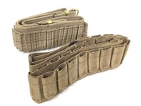 Pair of Vintage Military Ammo Belts