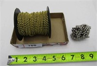 Magnetized Chain Steel Balls & Chain Spool
