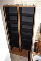 PAIR OF CD/GAMING RACKS