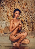 Autograph COA Candice Swanepoel Photo