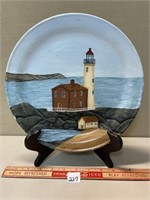 GREAT HANDPAINTED SIGNED PLATE