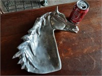 Aluminum horse ashtray