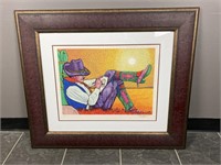Signed & Numbered David Parker Lithograph