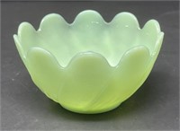 Jadeite Lotus Blossom Bowl