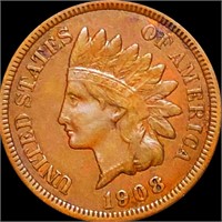 1908-S Indian Head Penny XF