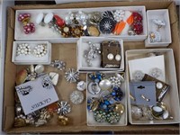 Large lot vintage earrings