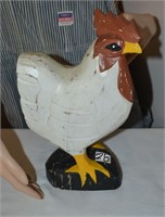 Wooden Chicken Decor