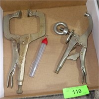VICE GRIP CLAMPS, ALLOY TIN LEAD