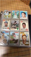 Baseball, collector cards, and album