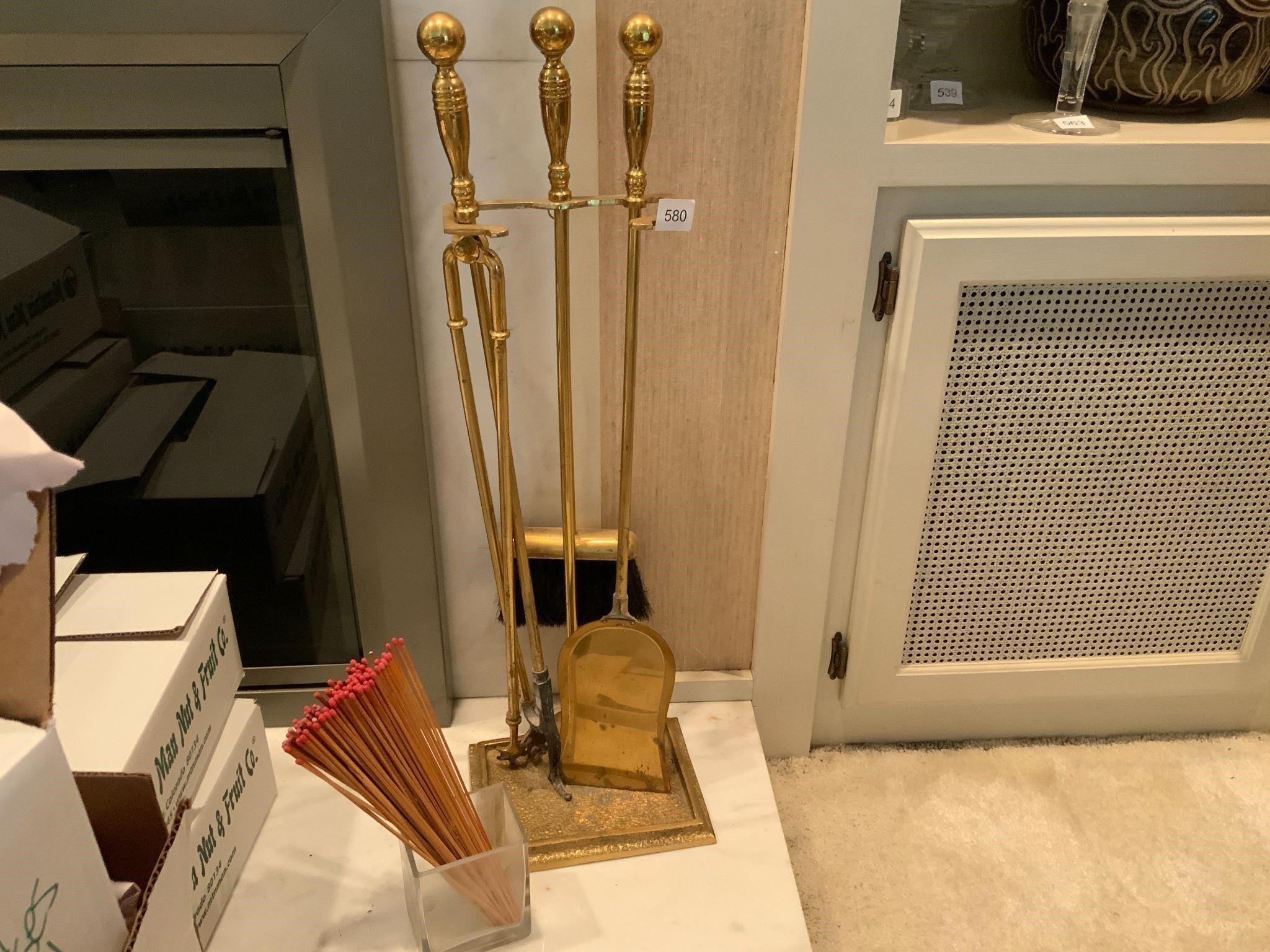 Brass Fireplace Tools & Matches