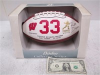 Baden Autographed Ron Dayne Wisconsin
