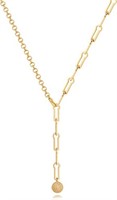 18k Gold-pl. Golden Matte Ball Necklace
