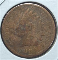 1889 Indian head penny