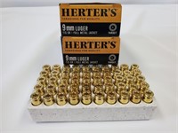 100 Rds Herter's 9MM Luger Target
