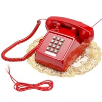 B1448  Coofit Vintage Corded Telephone, Clear Soun