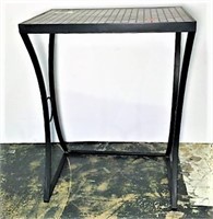 Mosaic Top Patio Table with Metal Base