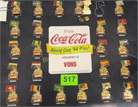 1994 World Cup Coca-Cola pins missing Germany