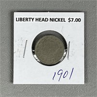 1901 Liberty Head Nickel Coin